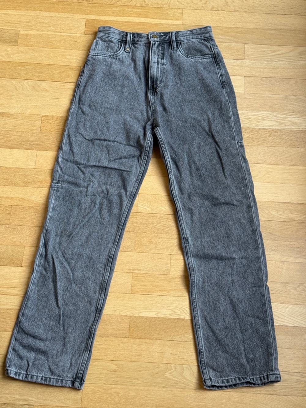 Thrills black/grey boyfriend jeans - size 6